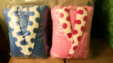 TERRY ROBES WITH HOOD (TOWEL ROBES)