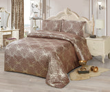 JA49 JACQUARD/300 THREAD COTTON BEDDING SET (CHANNEL INFUSION)