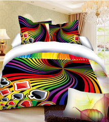 MP15 MICROFIBER/  300 THREAD  COTTON BEDDING SET