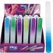 Nail files glass Elina 19,5x2cm with protective cover in the Display