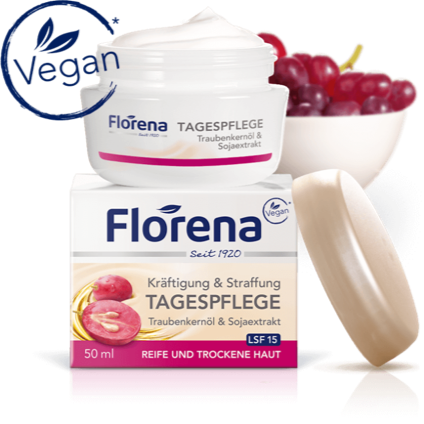 Florena  ORGANIC  Day Cream(GRAPE SEED OIL )  (41)