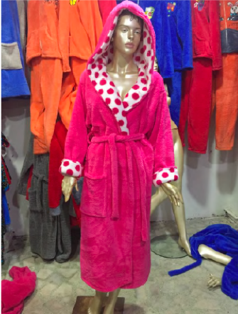 TERRY ROBES WITH HOOD (TOWEL ROBES)